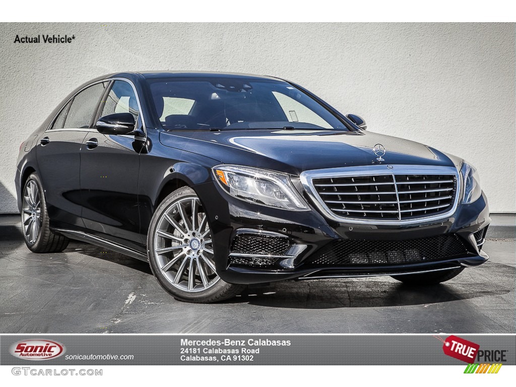 2015 S 550 Sedan - Black / Black photo #1