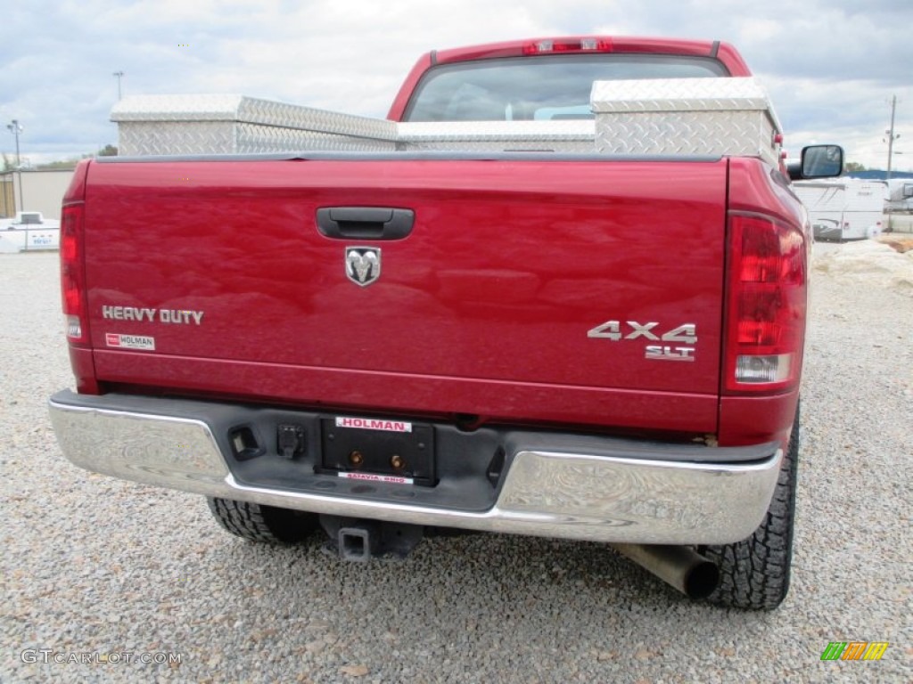 2006 Ram 2500 SLT Mega Cab 4x4 - Inferno Red Crystal Pearl / Medium Slate Gray photo #24