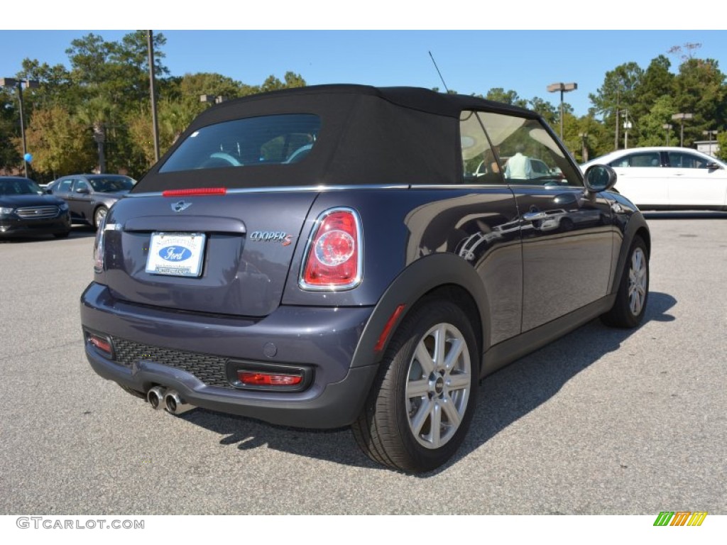 2014 Cooper S Convertible - Eclipse Gray Metallic / Carbon Black photo #3