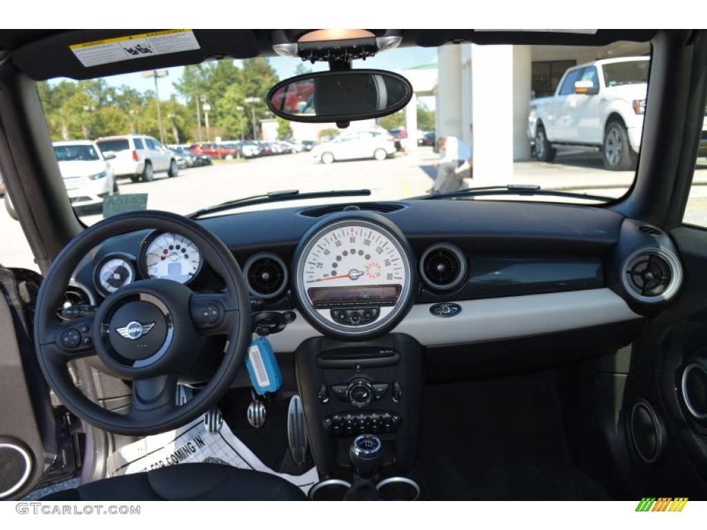 2014 Cooper S Convertible - Eclipse Gray Metallic / Carbon Black photo #11