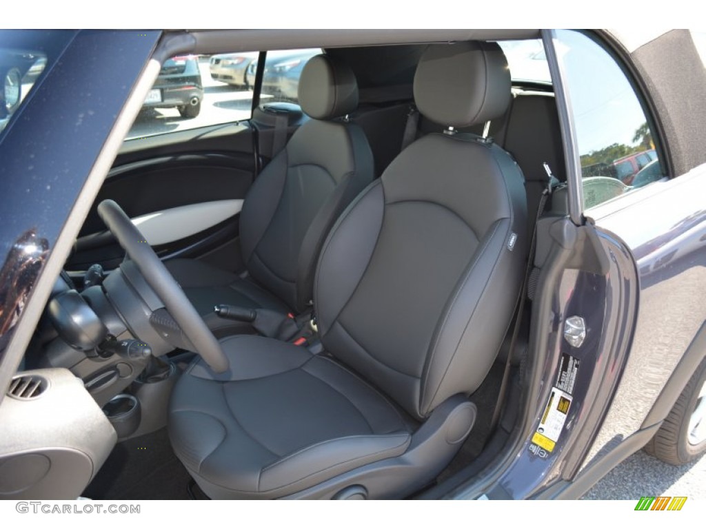 2014 Cooper S Convertible - Eclipse Gray Metallic / Carbon Black photo #15