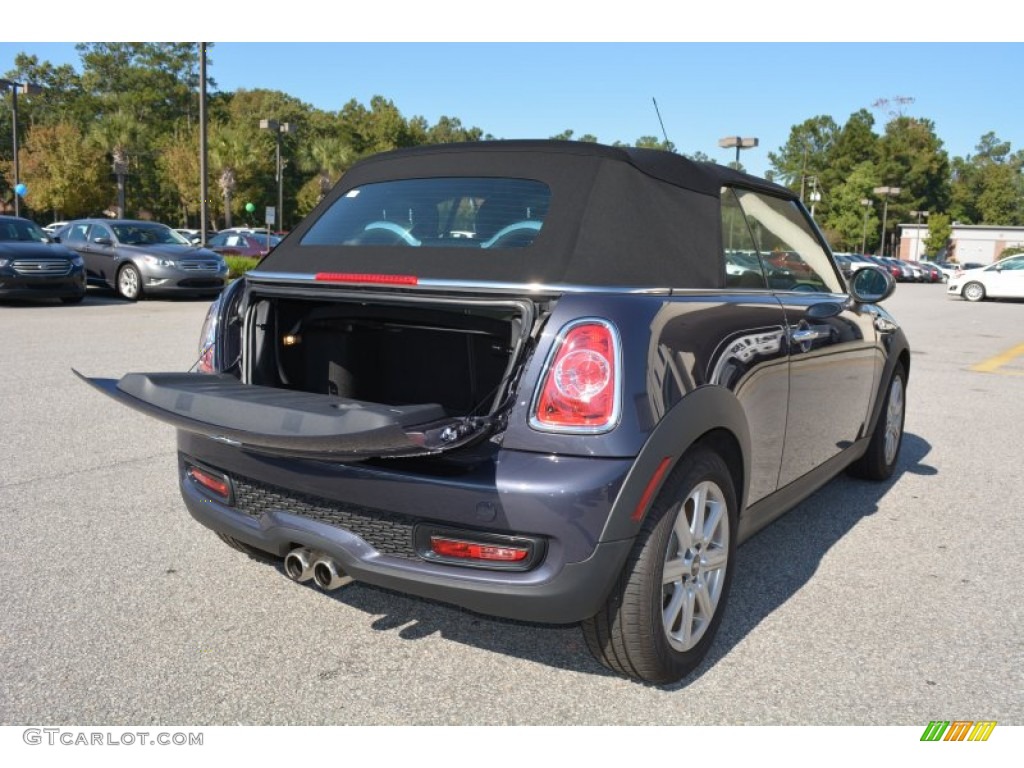 2014 Cooper S Convertible - Eclipse Gray Metallic / Carbon Black photo #18
