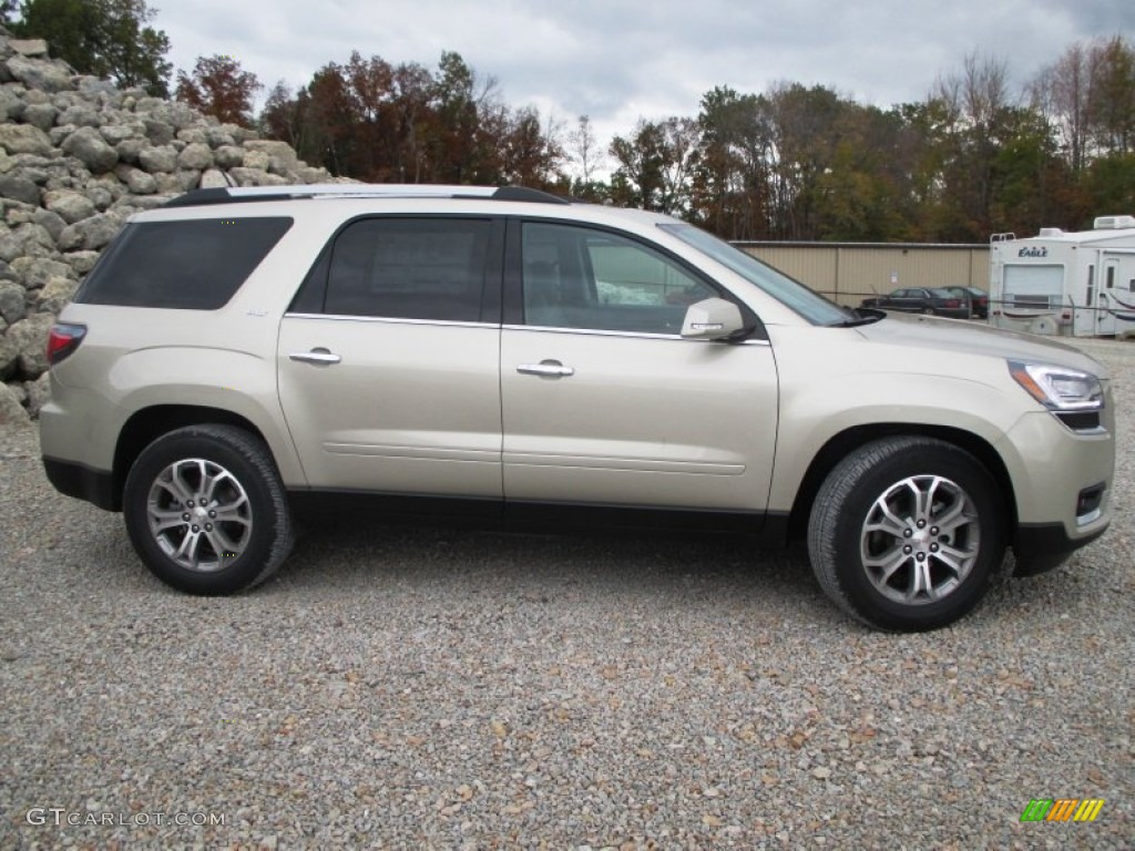Champagne Silver Metallic 2015 GMC Acadia SLT Exterior Photo #98421136