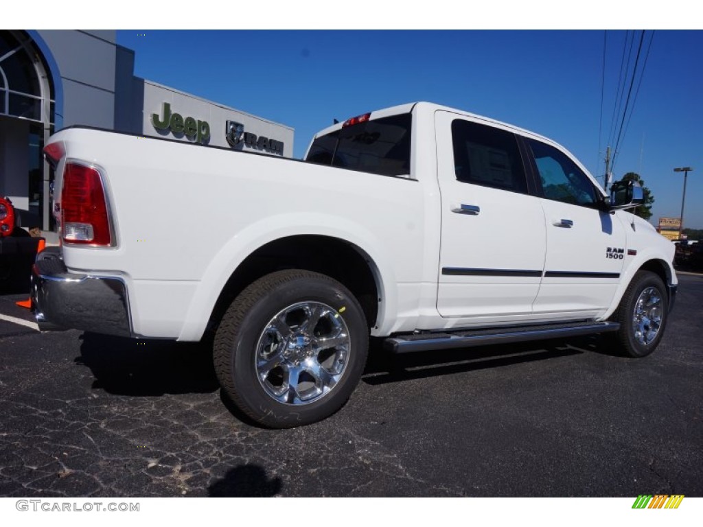 2014 1500 Laramie Crew Cab 4x4 - Bright White / Black photo #7