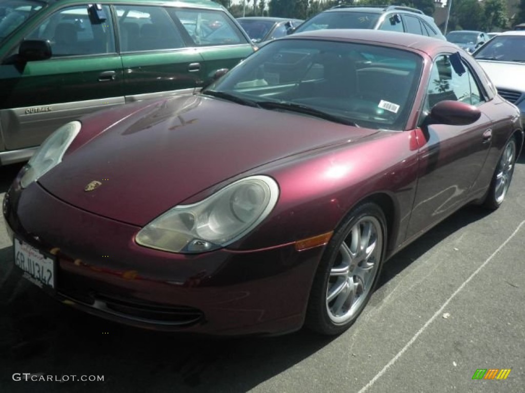 2000 911 Carrera Cabriolet - Arena Red Metallic / Black photo #1