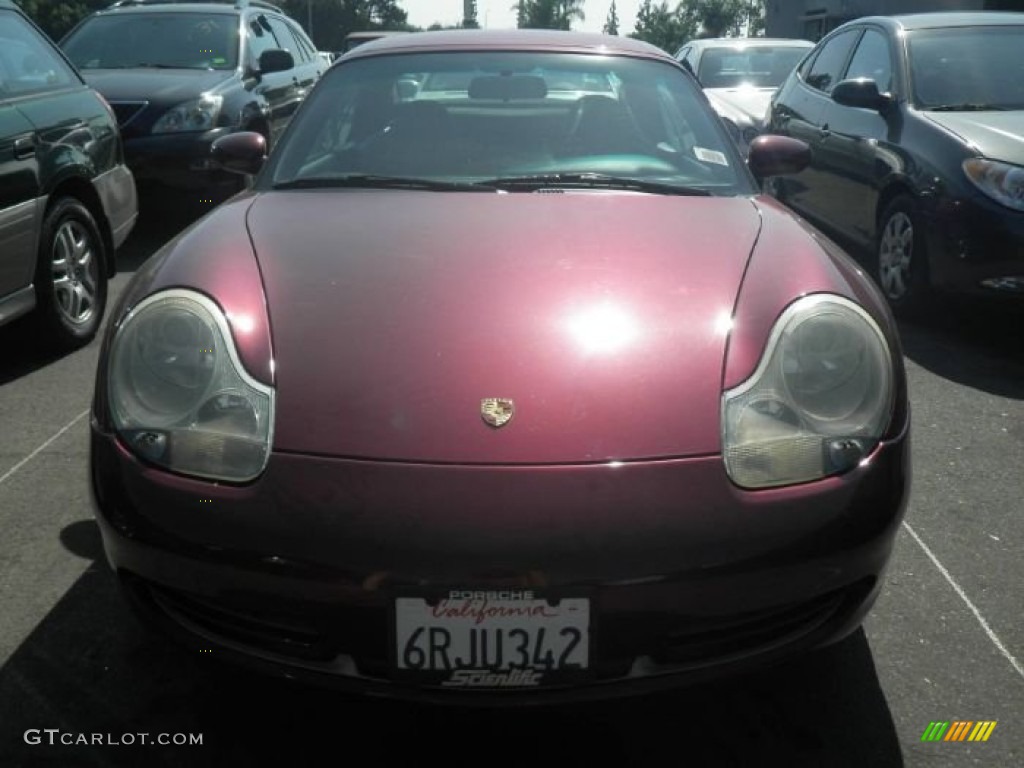 2000 911 Carrera Cabriolet - Arena Red Metallic / Black photo #2