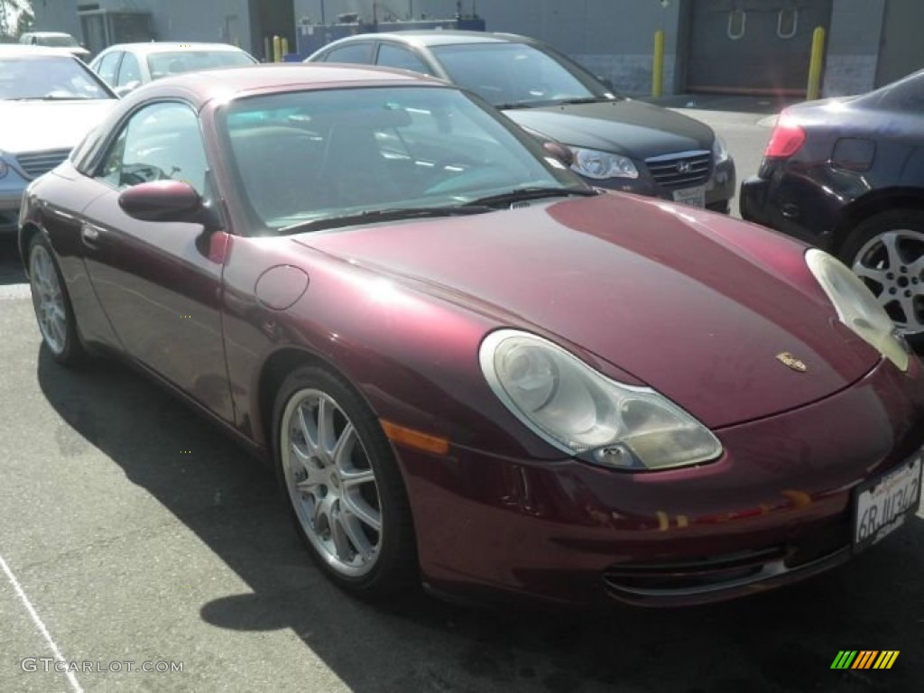 2000 911 Carrera Cabriolet - Arena Red Metallic / Black photo #3