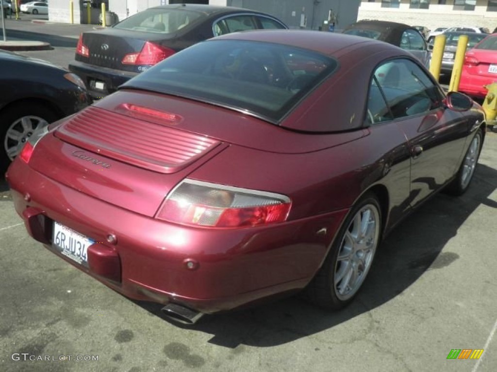 2000 911 Carrera Cabriolet - Arena Red Metallic / Black photo #4