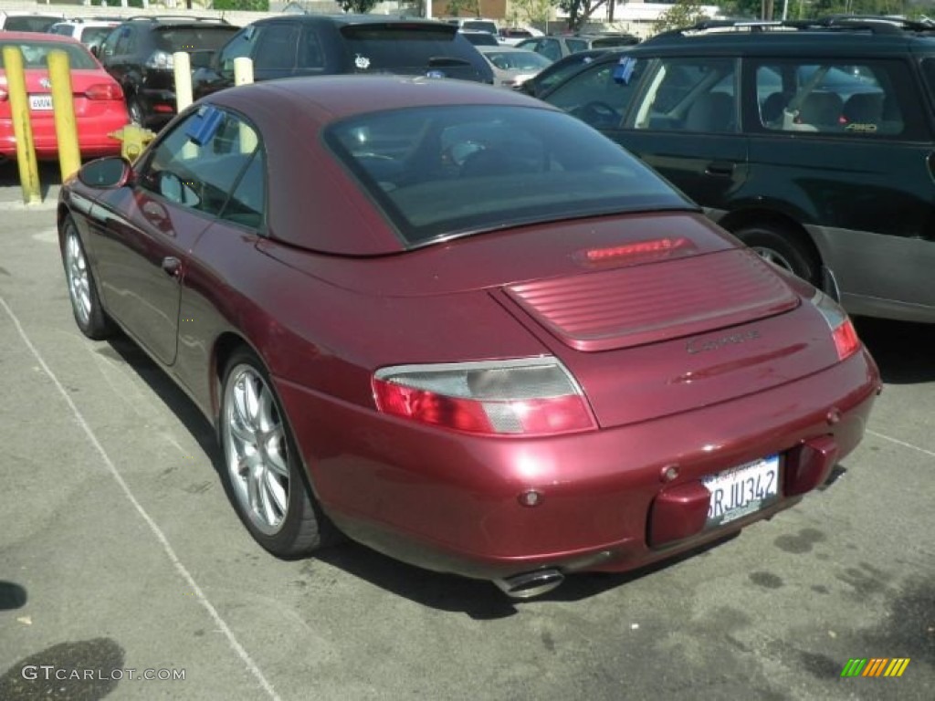2000 911 Carrera Cabriolet - Arena Red Metallic / Black photo #7