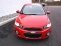 2015 Red Hot Chevrolet Sonic LT Sedan  photo #3