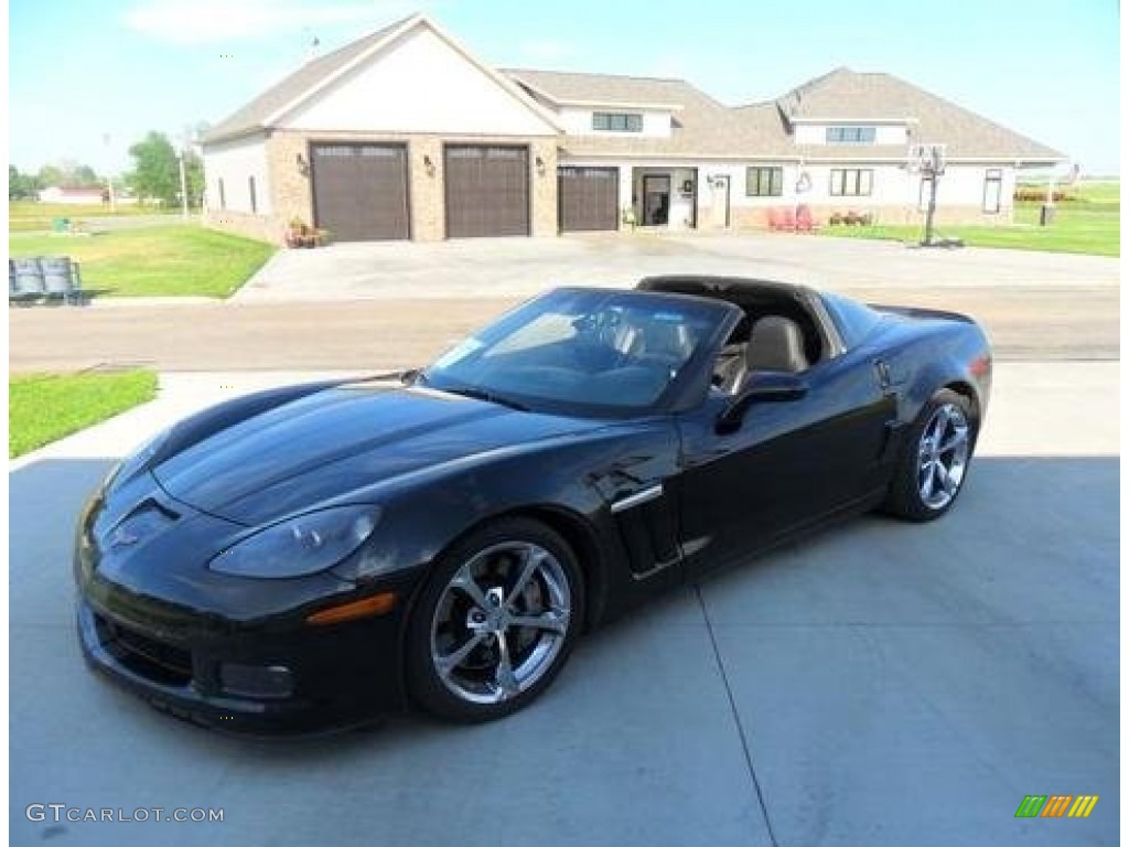 2010 Corvette Grand Sport Coupe - Black / Ebony Black photo #1