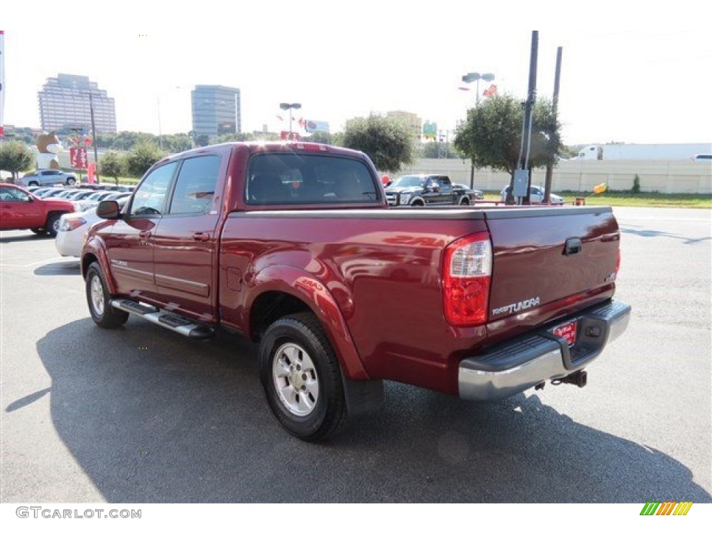 2005 Tundra SR5 Double Cab - Salsa Red Pearl / Taupe photo #5