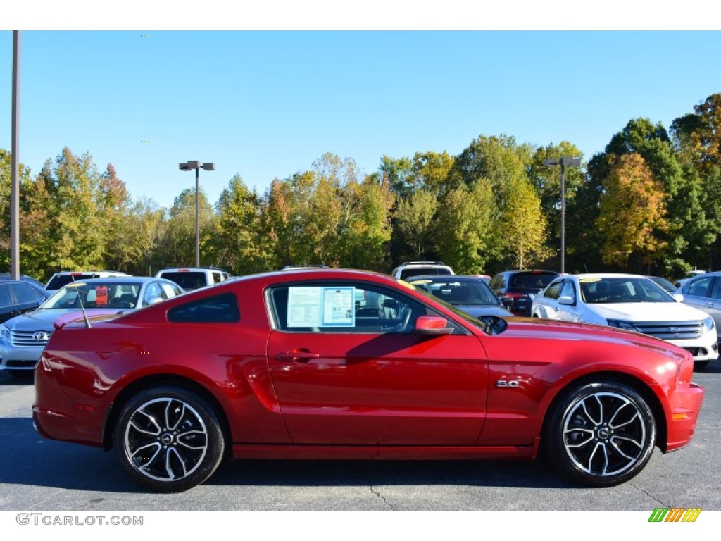 2014 Mustang GT Coupe - Ruby Red / Charcoal Black photo #2