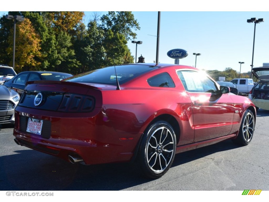 2014 Mustang GT Coupe - Ruby Red / Charcoal Black photo #3