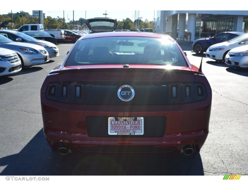 2014 Mustang GT Coupe - Ruby Red / Charcoal Black photo #4