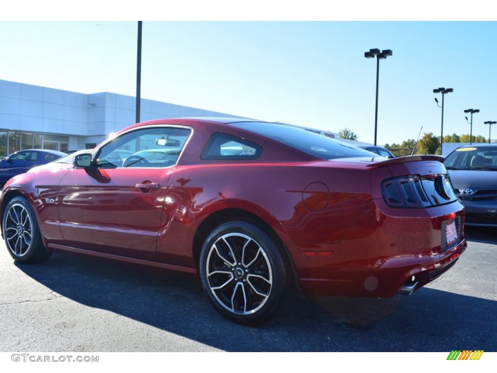 2014 Mustang GT Coupe - Ruby Red / Charcoal Black photo #5