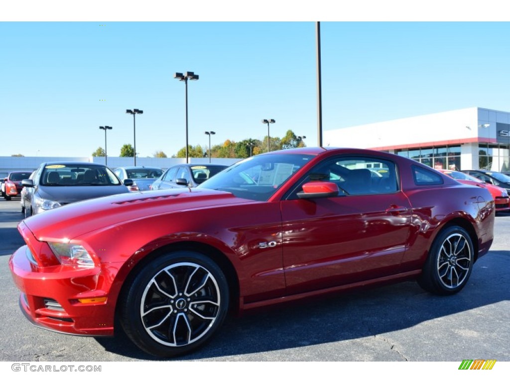 2014 Mustang GT Coupe - Ruby Red / Charcoal Black photo #7