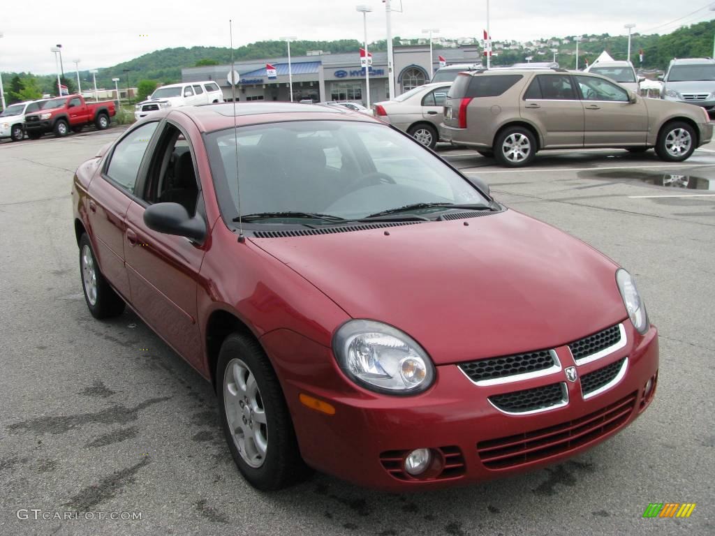 2003 Neon SXT - Blaze Red Crystal Pearl / Dark Slate Gray photo #9