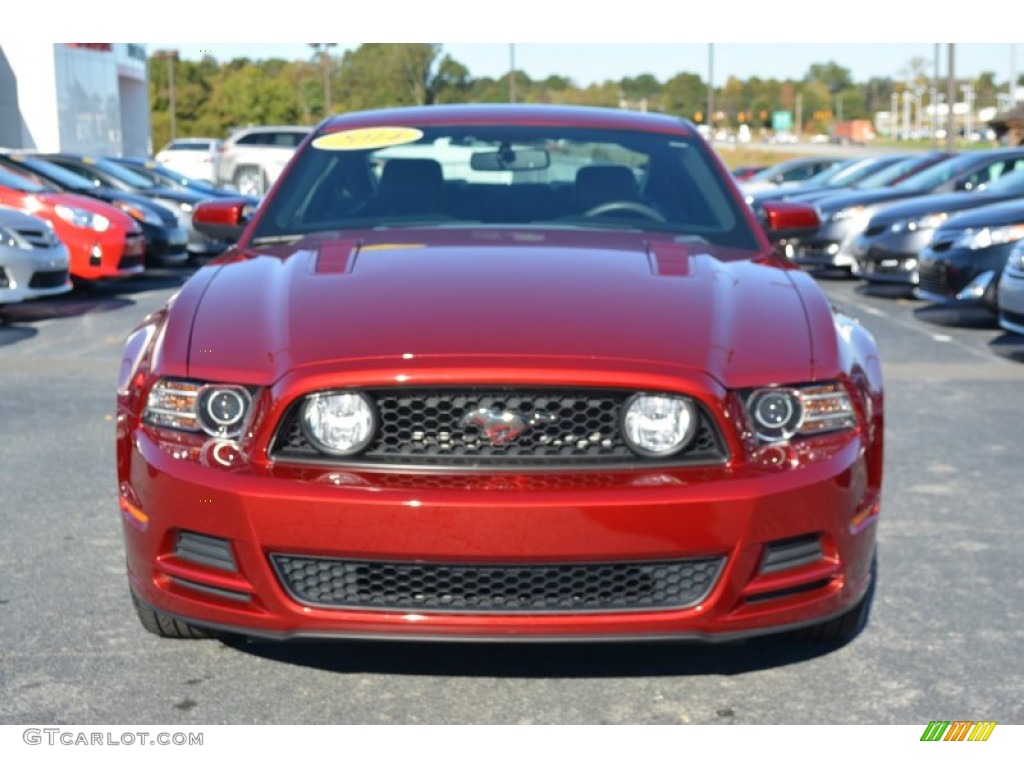 2014 Mustang GT Coupe - Ruby Red / Charcoal Black photo #28