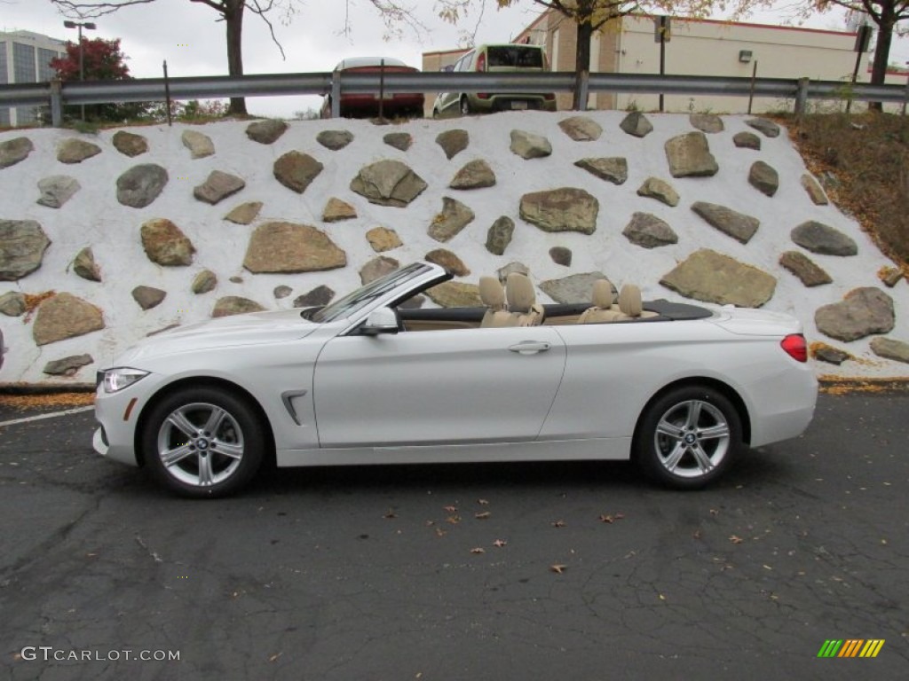 Alpine White 2015 BMW 4 Series 428i xDrive Convertible Exterior Photo #98434466