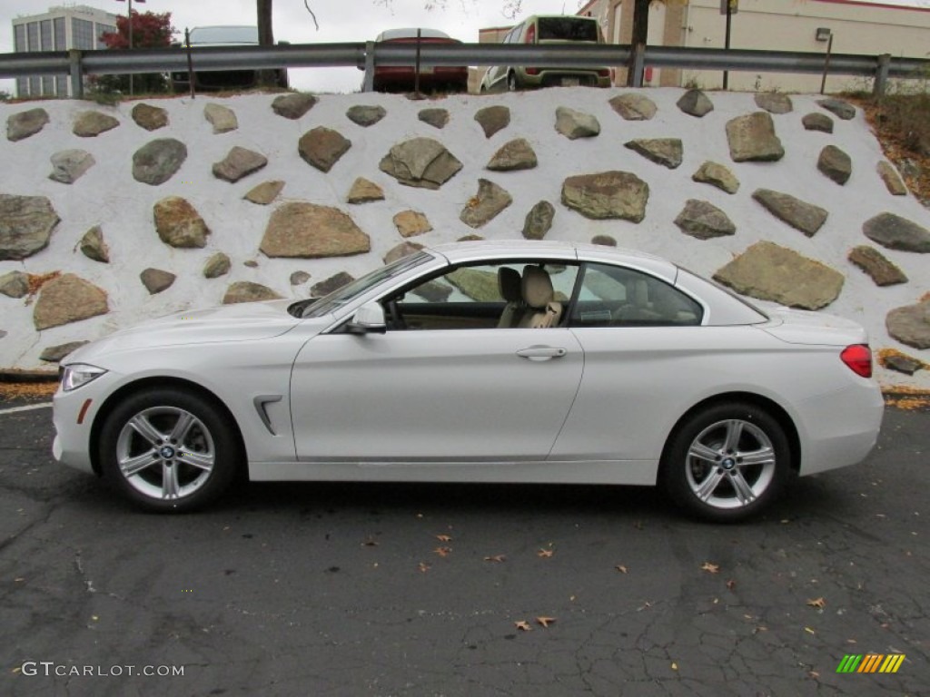 Alpine White 2015 BMW 4 Series 428i xDrive Convertible Exterior Photo #98434706