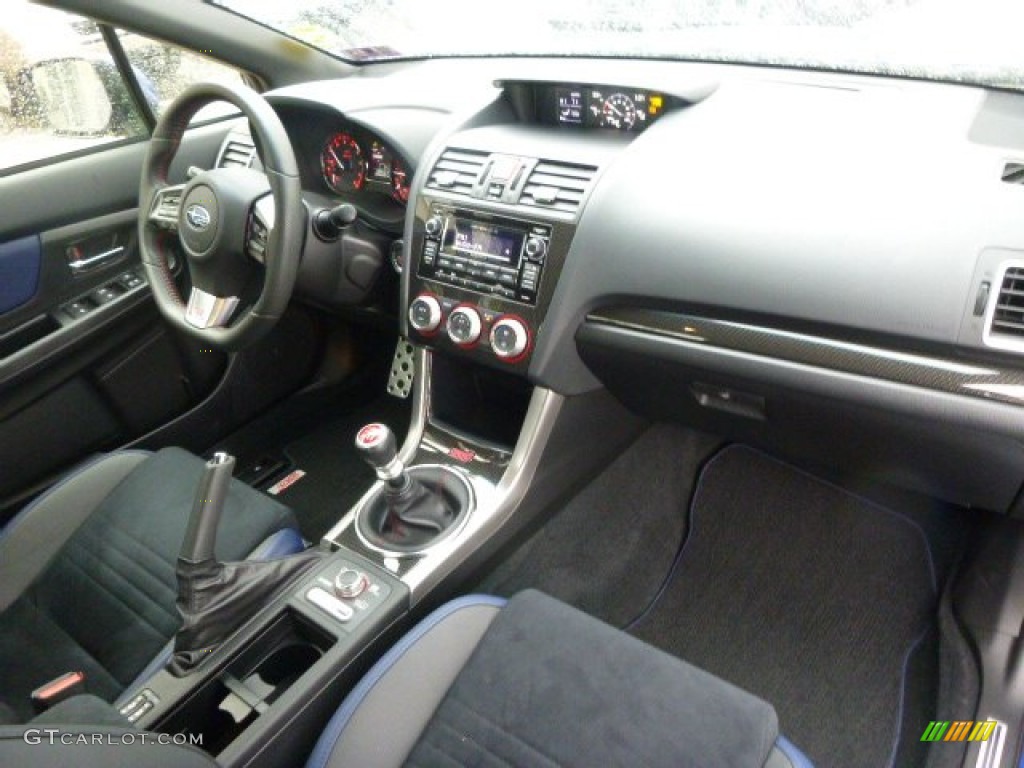 2015 Subaru WRX STI Launch Edition Carbon Black Dashboard Photo #98434742