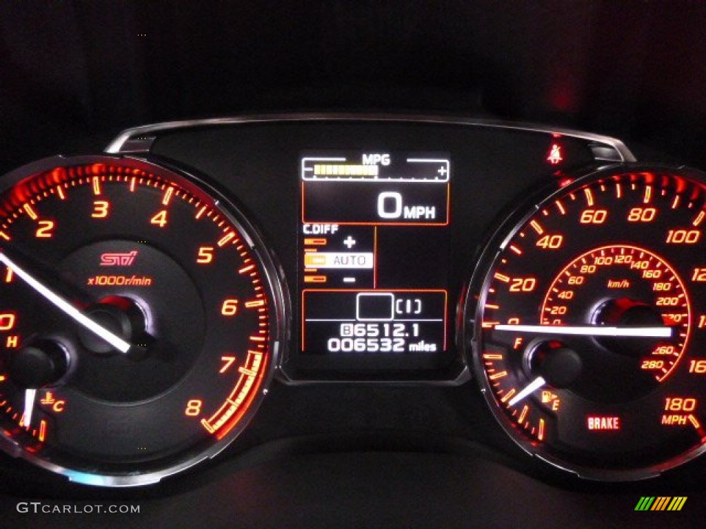 2015 Subaru WRX STI Launch Edition Gauges Photo #98434994