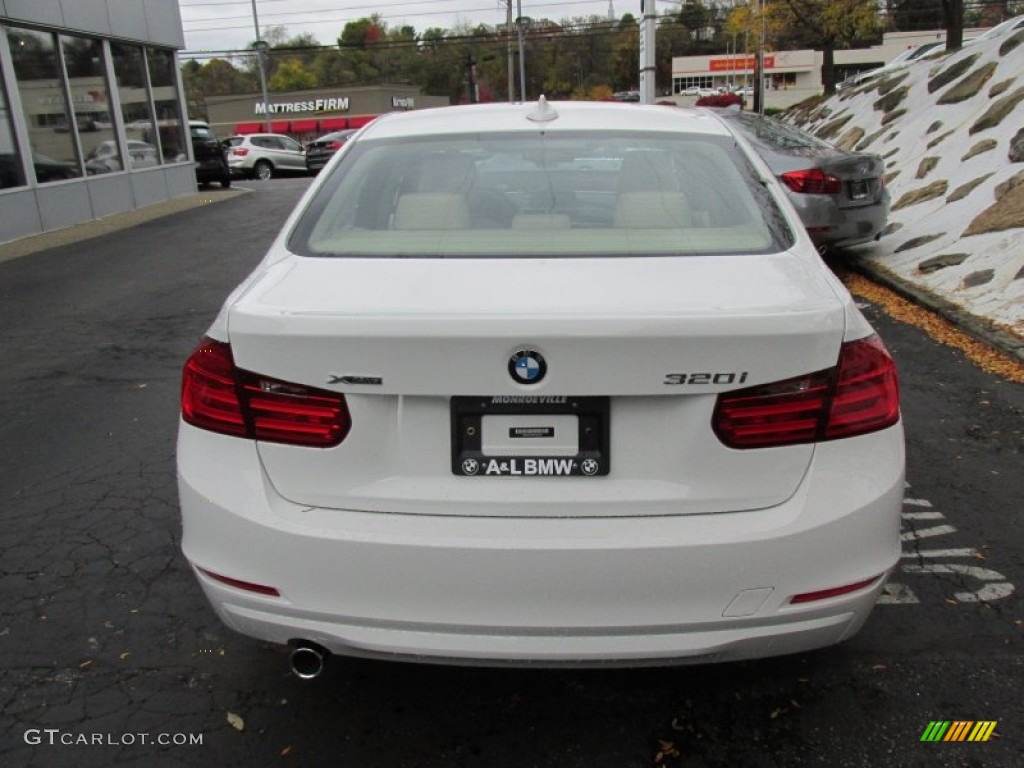 2015 3 Series 320i xDrive Sedan - Alpine White / Venetian Beige photo #5