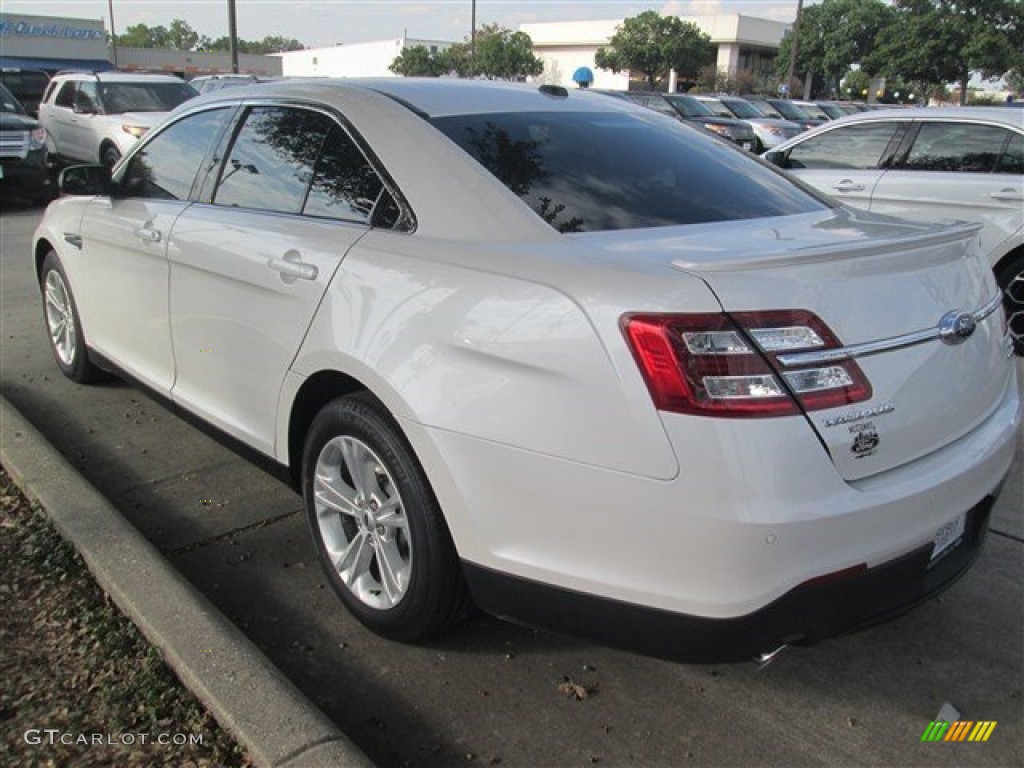 2015 Taurus SEL - White Platinum Metallic / Dune photo #7