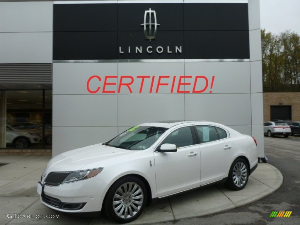 White Platinum Lincoln MKS