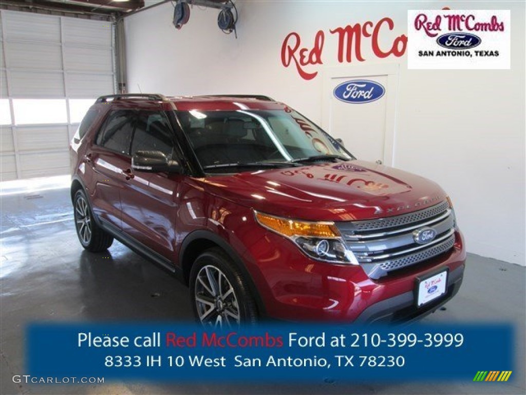 Ruby Red Ford Explorer