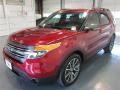 2015 Ruby Red Ford Explorer XLT  photo #3