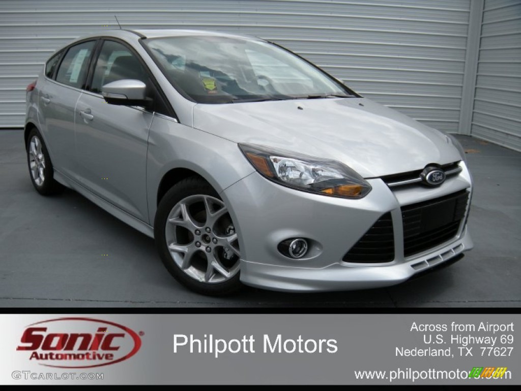 2014 Focus Titanium Sedan - Ingot Silver / Charcoal Black photo #1