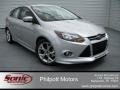 2014 Ingot Silver Ford Focus Titanium Sedan  photo #2