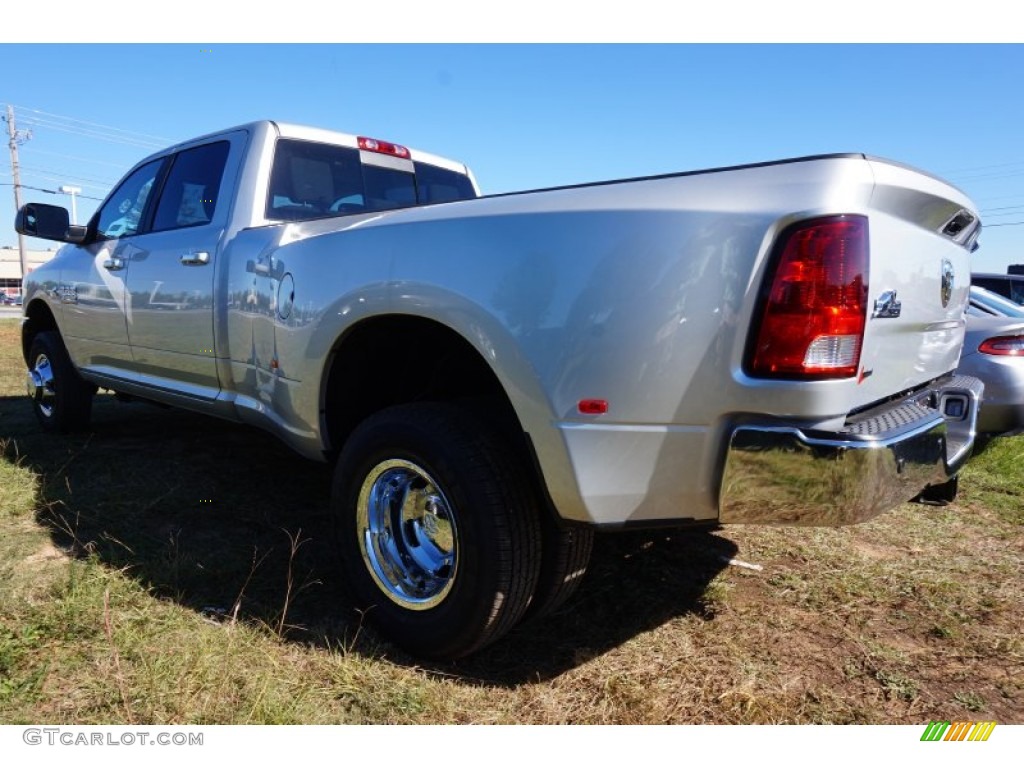 Bright Silver Metallic 2015 Ram 3500 Big Horn Crew Cab 4x4 Dual Rear Wheel Exterior Photo #98436800