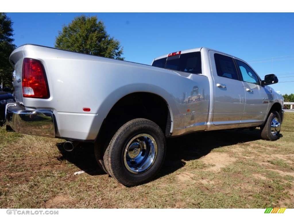 Bright Silver Metallic 2015 Ram 3500 Big Horn Crew Cab 4x4 Dual Rear Wheel Exterior Photo #98436812