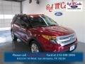 2015 Ruby Red Ford Explorer XLT  photo #1