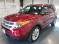 2015 Ruby Red Ford Explorer XLT  photo #3