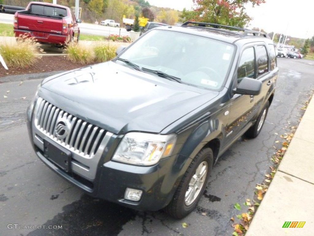 2008 Mariner I4 - Tungsten Grey Metallic / Black photo #4