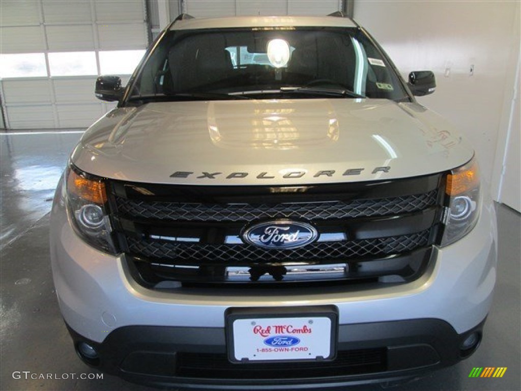 2015 Explorer Sport 4WD - Ingot Silver / Sport Charcoal Black photo #2