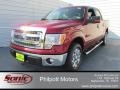 2014 Ruby Red Ford F150 XLT SuperCrew  photo #7