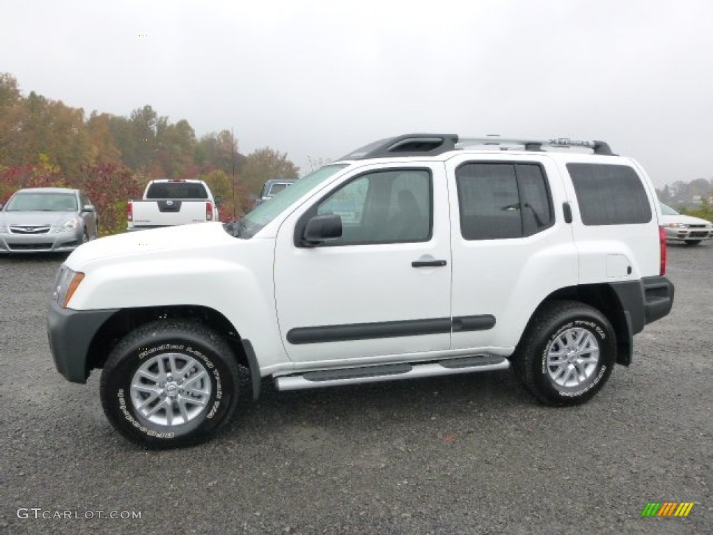 Glacier White 2015 Nissan Xterra S 4x4 Exterior Photo #98440397