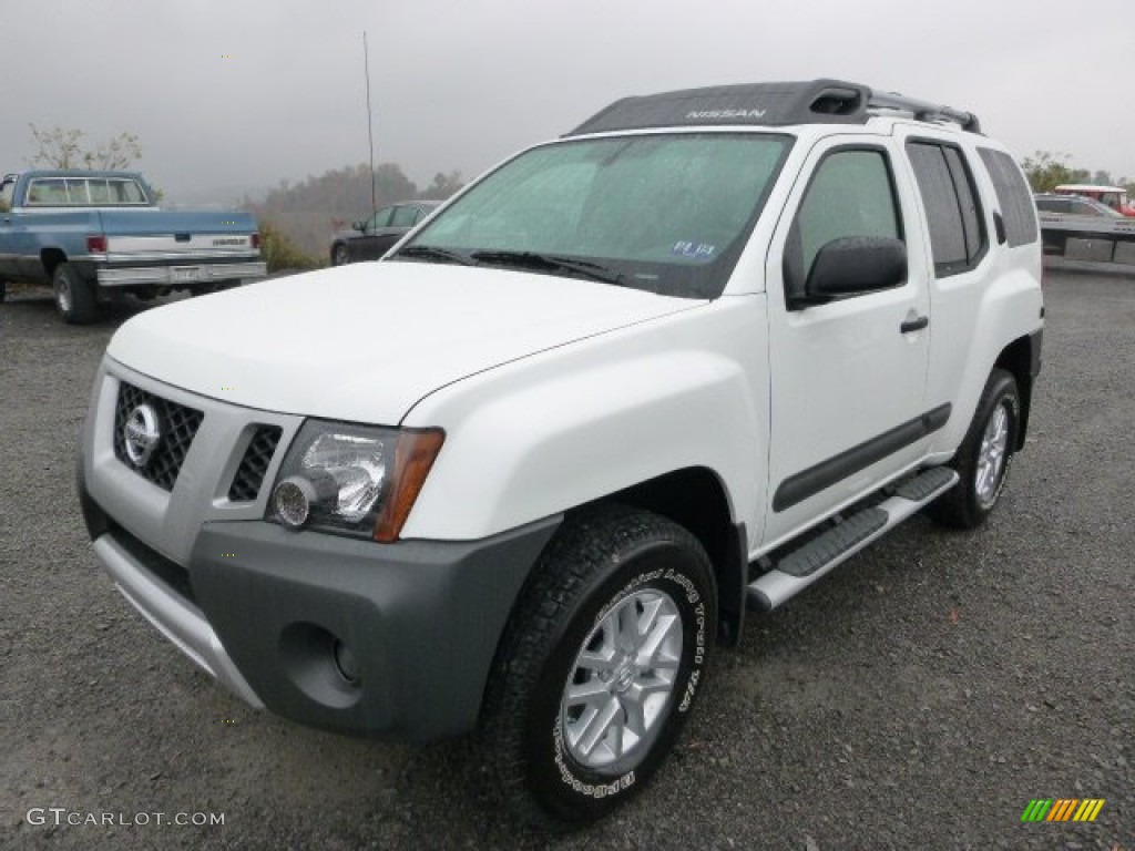 Glacier White 2015 Nissan Xterra S 4x4 Exterior Photo #98440418