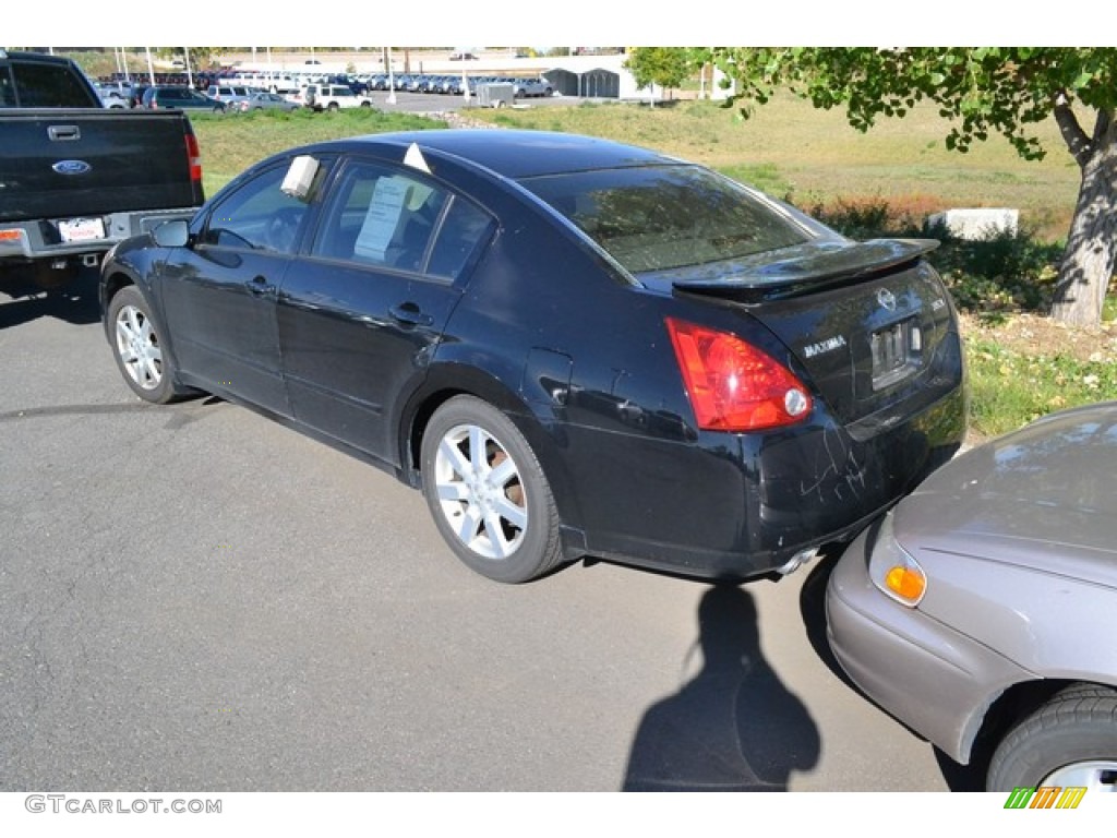 2004 Maxima 3.5 SL - Onyx Black / Frost Gray photo #3