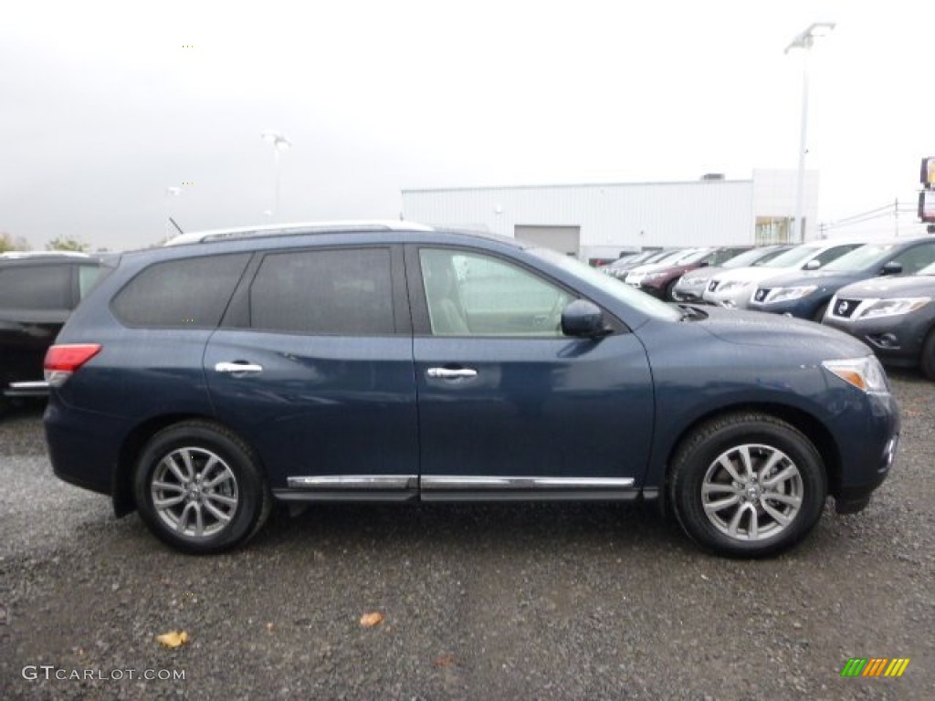 Arctic Blue Metallic 2015 Nissan Pathfinder SL 4x4 Exterior Photo #98441069