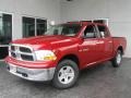 2009 Inferno Red Crystal Pearl Dodge Ram 1500 SLT Crew Cab 4x4  photo #1