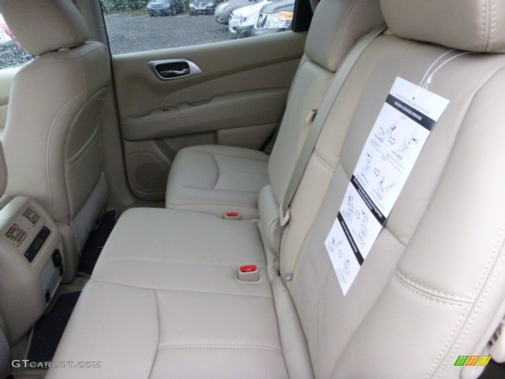 Almond Interior 2015 Nissan Pathfinder SL 4x4 Photo #98441603