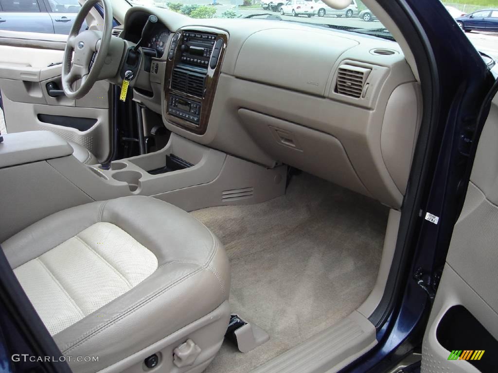 2003 Explorer Eddie Bauer AWD - True Blue Metallic / Medium Parchment Beige photo #24