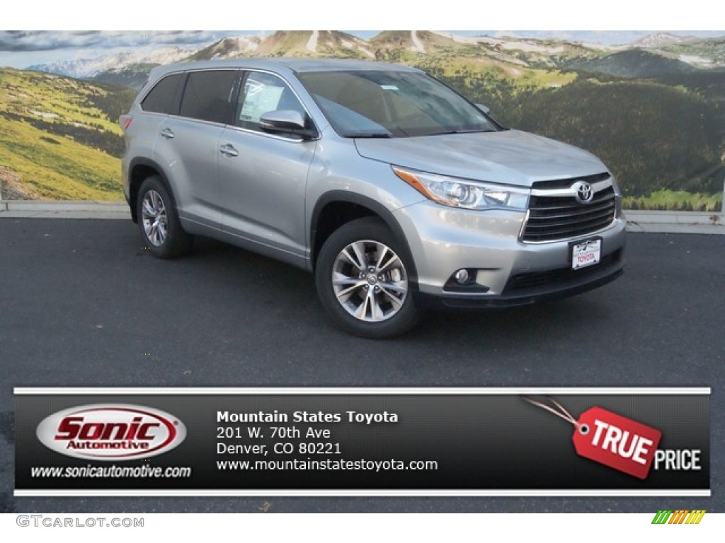 2015 Highlander LE AWD - Silver Sky Metallic / Black photo #1