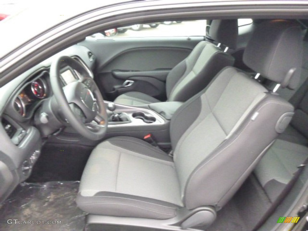 2015 Challenger R/T - Phantom Black Tri-Coat Pearl / Black photo #10